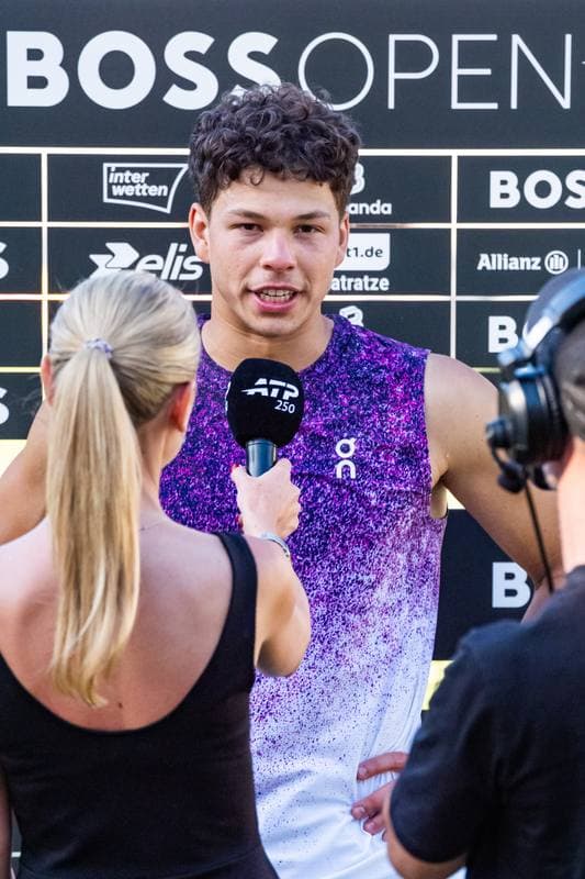 Tennis. BOSS OPEN. Ben Shelton - Sho Shimabukuro. 13.06.2026