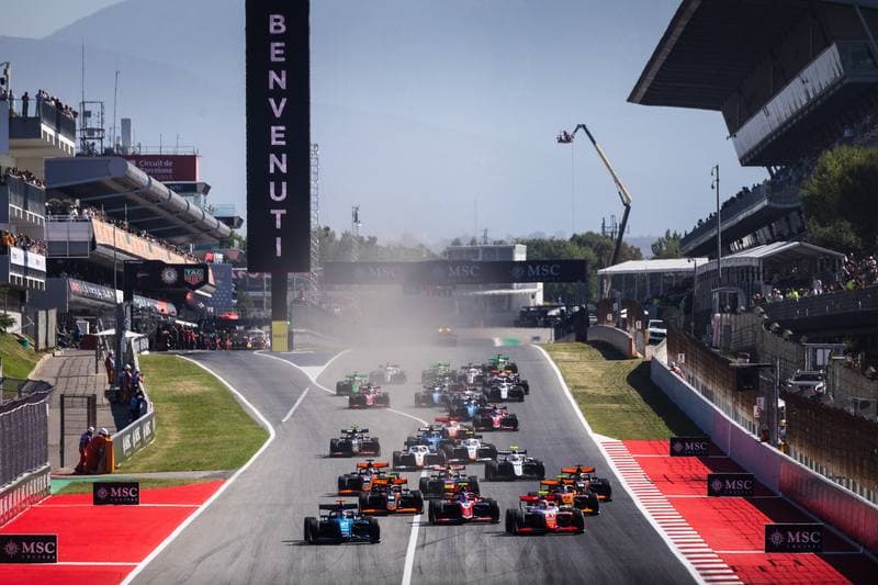 Motorsport. Formula 2. Barcelona Race. 13.06.2026