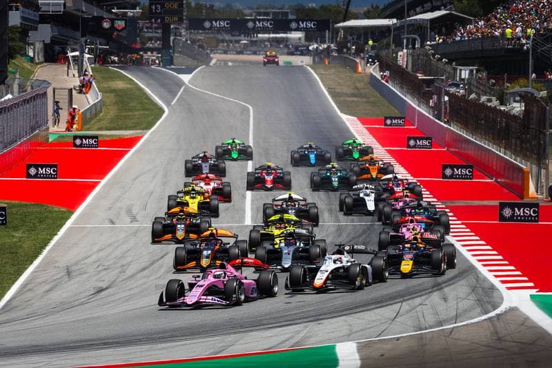 Motorsport. Formula 2. Barcelona Race. 13.06.2026