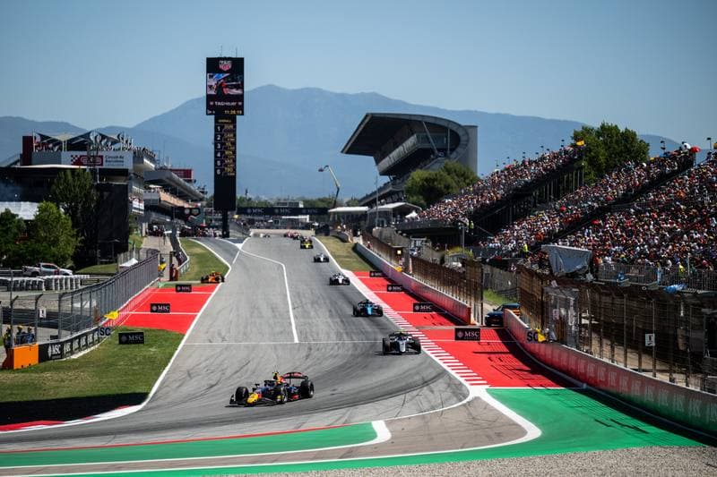 Motorsport. Formula 2. Barcelona Race. 13.06.2026