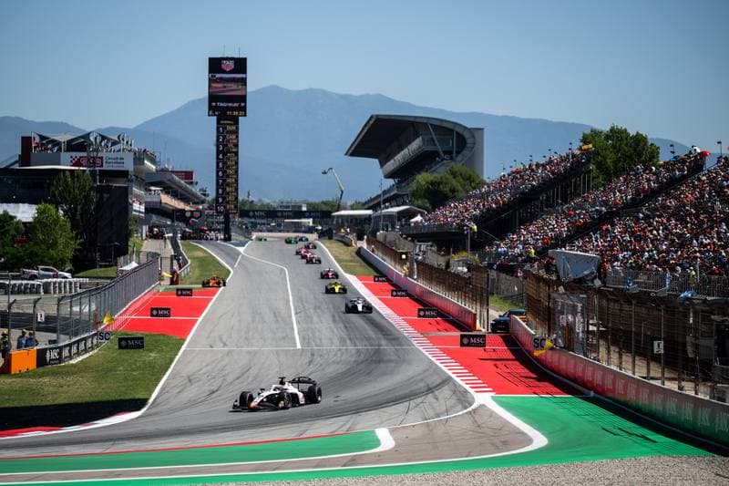 Motorsport. Formula 2. Barcelona Race. 13.06.2026