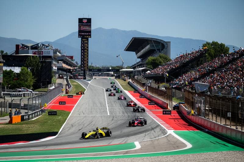 Motorsport. Formula 2. Barcelona Race. 13.06.2026