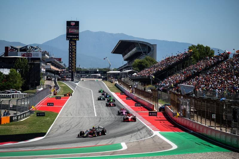 Motorsport. Formula 2. Barcelona Race. 13.06.2026