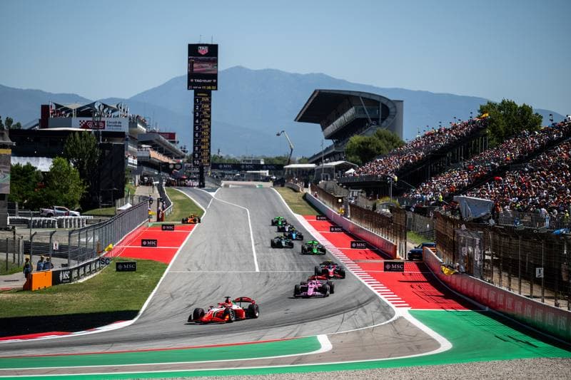 Motorsport. Formula 2. Barcelona Race. 13.06.2026