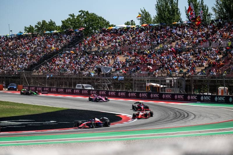 Motorsport. Formula 2. Barcelona Race. 13.06.2026