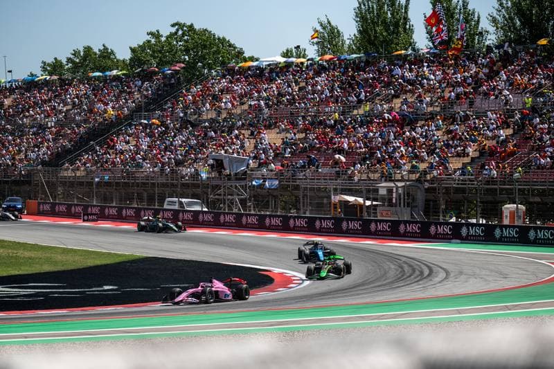 Motorsport. Formula 2. Barcelona Race. 13.06.2026