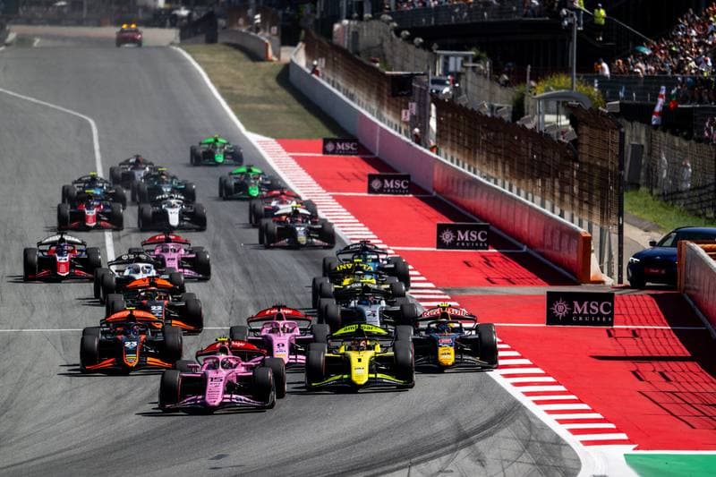 Motorsport. Formula 2. Barcelona Race. 13.06.2026