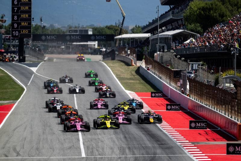 Motorsport. Formula 2. Barcelona Race. 13.06.2026