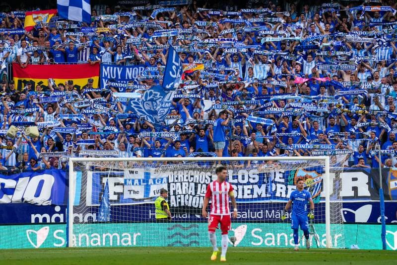 Football. La Liga 2 Play-off. Malaga - Almeria. 14.06.2026