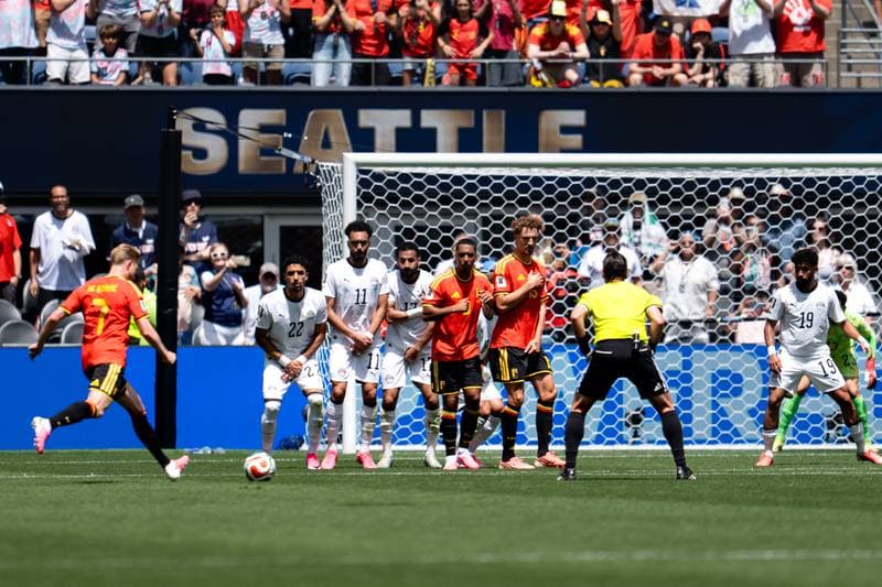 Football. FIFA World Cup 2026. Belgium - Egypt. 15.06.2026