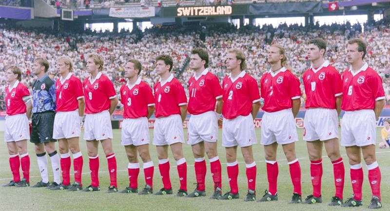 Football. FIFA World Cup 1994. Romania - Switzerland. 22.06.1994