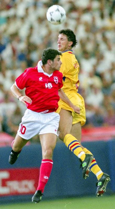 Football. FIFA World Cup 1994. Romania - Switzerland. 22.06.1994