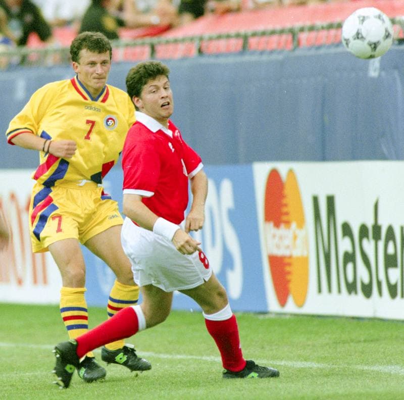 Football. FIFA World Cup 1994. Romania - Switzerland. 22.06.1994