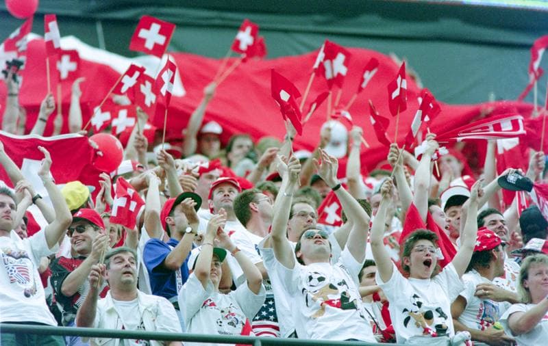 Football. FIFA World Cup 1994. Romania - Switzerland. 22.06.1994