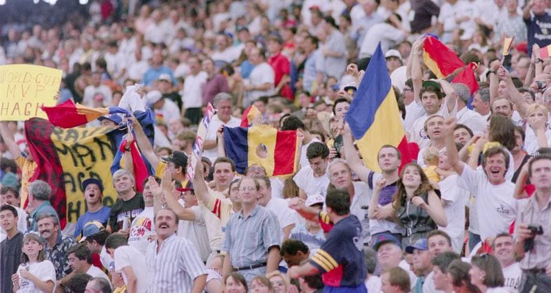 Football. FIFA World Cup 1994. Romania - Switzerland. 22.06.1994