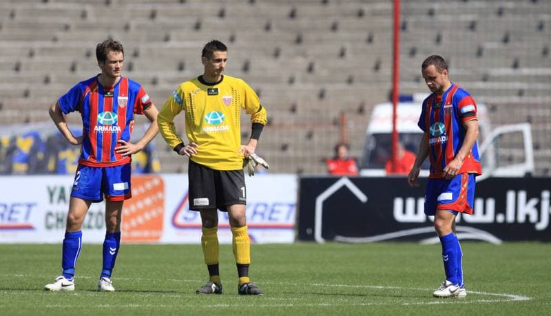 Football. Ekstraklasa. Polonia Bytom - Cracovia Krakow. 24.04.2010
