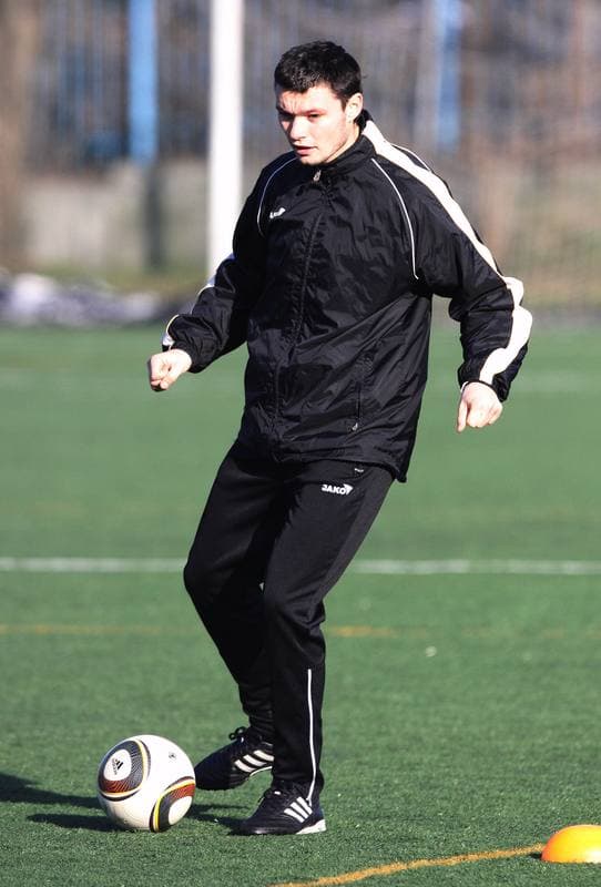 Football. Ruch Radzionkow. Training. 05.01.2011
