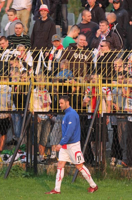 Football. Bytom I liga. Ruch Radzionkow - LKS Lodz. 29.04.2011