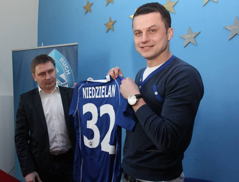 Football. Ruch Chorzow. Press Conference. 27.01.2012