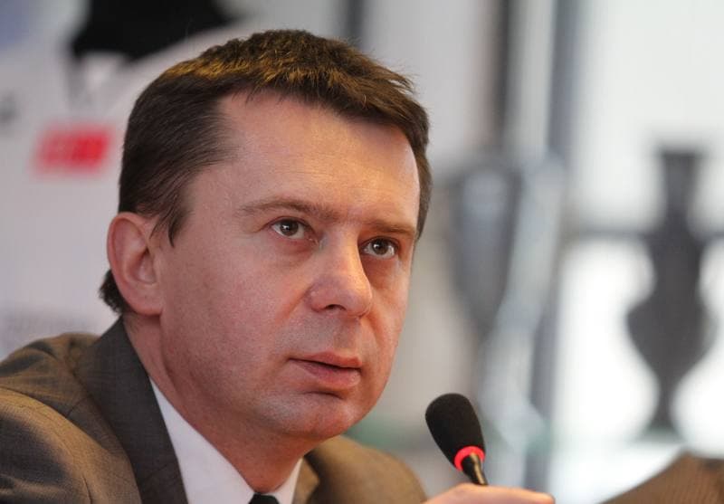 Football. Gornik Zabrze. Press Conference. 15.02.2012