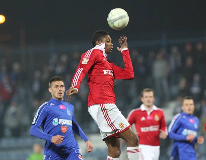 Football. T-Mobile Ekstraklasa. Ruch Chorzow - Wisla Krakow. 25.11.2012