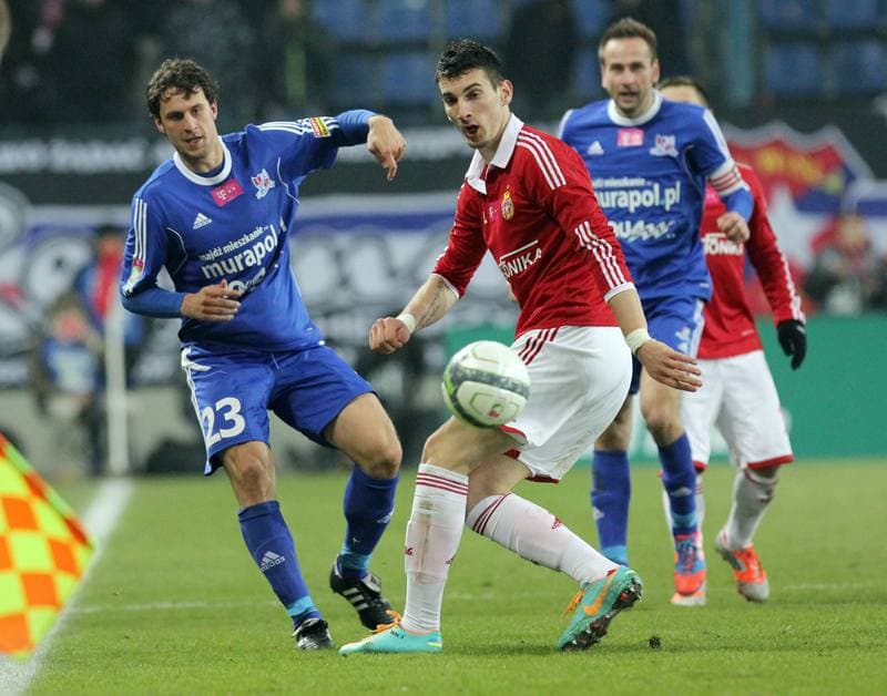 Football. T-Mobile Ekstraklasa. Wisla Krakow - Podbeskidzie Bielsko-Biala. 04.03.2013