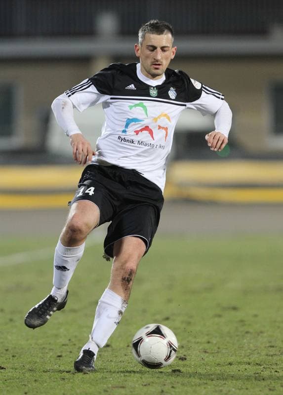 Football. II liga - grupa Zachodnia. Energetyk ROW Rybnik - Tur Turek. 12.04.2013
