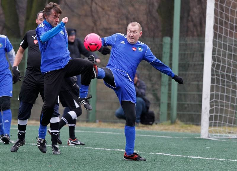 Football. Wielka Orkiestra Swiatecznej Pomocy. Slaskie Oldboye - Slascy Trenerzy. 12.01.2014