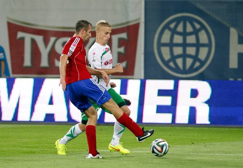 Football. T-Mobile Ekstraklasa. Piast Gliwice - Lechia Gdansk. 01.08.2014