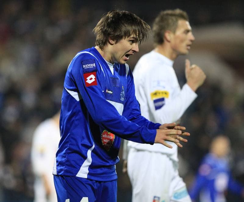 Football. Remes Puchar Polski. Ruch Chorzow - Pogon Szczecin. 06.04.2010