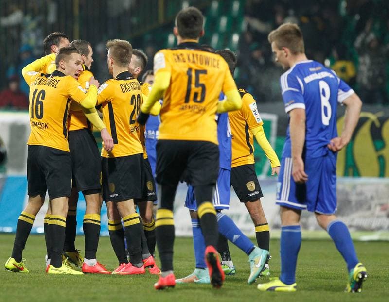 Football. I Liga. GKS Katowice - Miedz Legnica. 29.11.2014