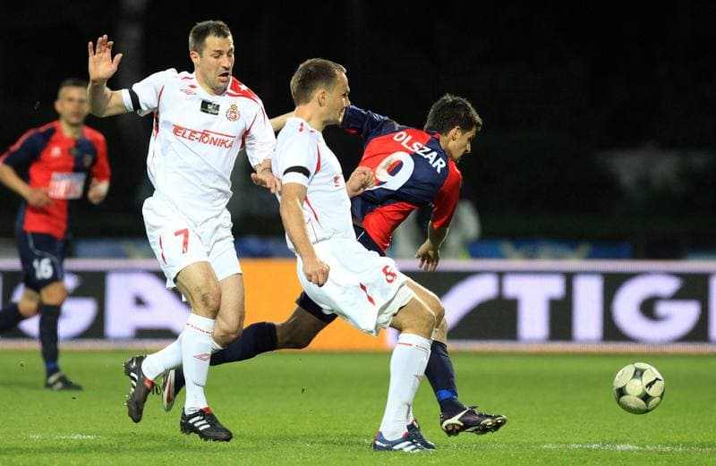 Football. T-Mobile Ekstraklasa. Piast Gliwice - Wisla Krakow. 01.10.2012