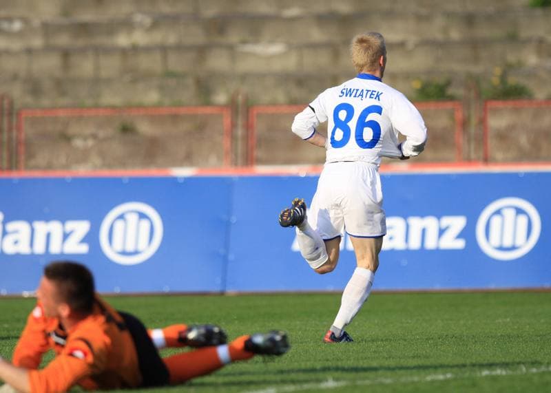 Football. I liga. Gornik Zabrze - MKS Kluczbork. 28.04.2010
