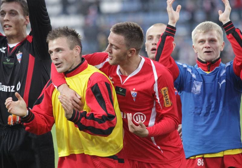 Football. PKO BP Ekstraklasa. Gornik Zabrze - Lech Poznan. 24.10.2010