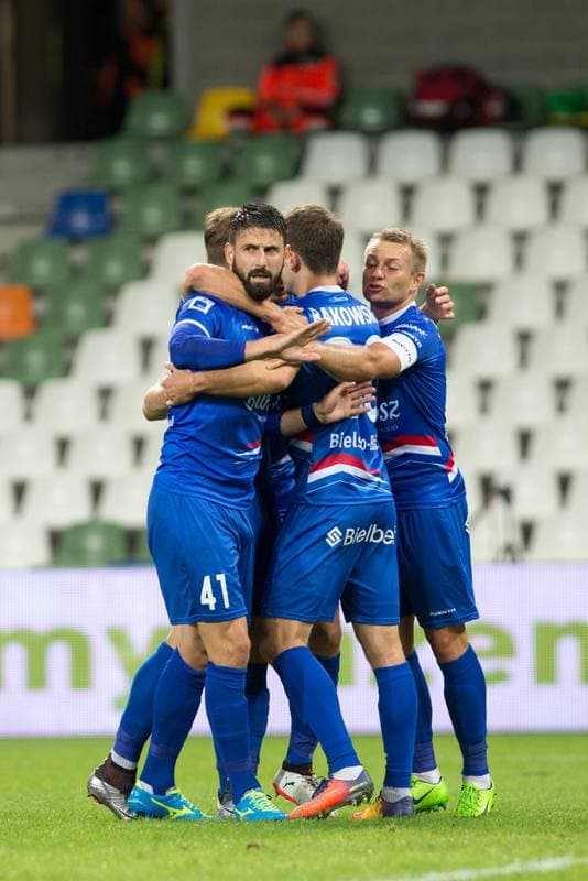 Football. Nice I Liga. Podbeskidzie Bielsko-Biala - Ruch Chorzow. 22.08.2017
