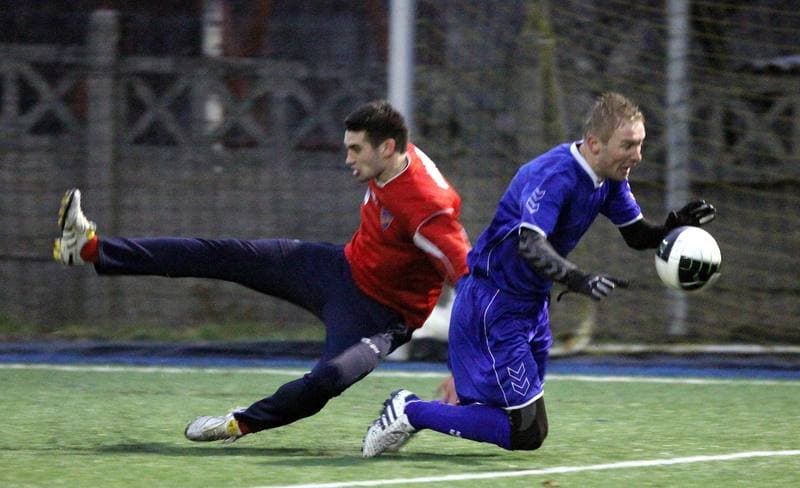 Football. Sparing. Polonia Bytom - Rakow Czestochowa. 19.01.2011