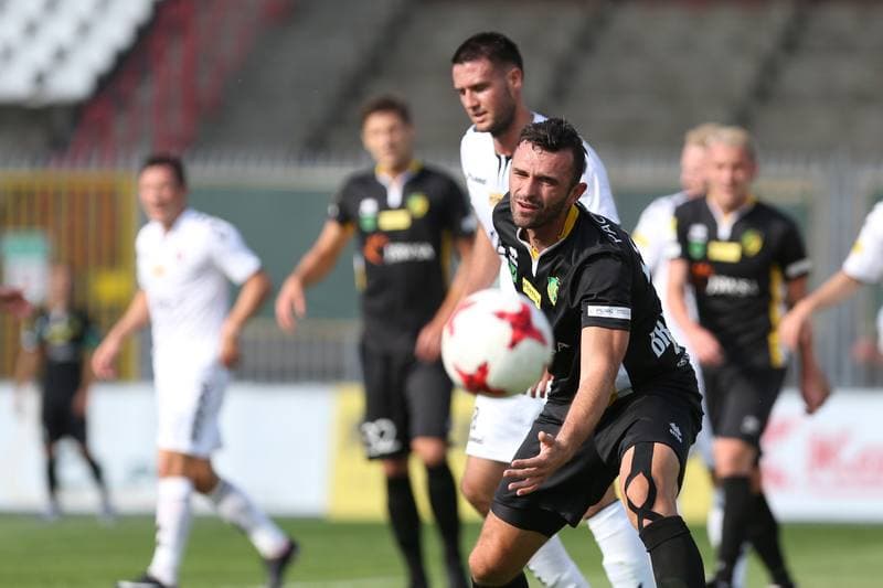 Football. Fortuna I Liga. GKS 1962 Jastrzebie - Garbarnia Krakow. 15.09.2018