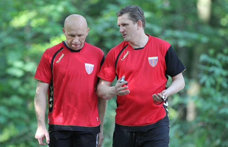 Football. Polonia Bytom. Training. 24.05.2011
