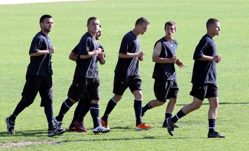 Football. Odra Wodzislaw. Training. 30.05.2011