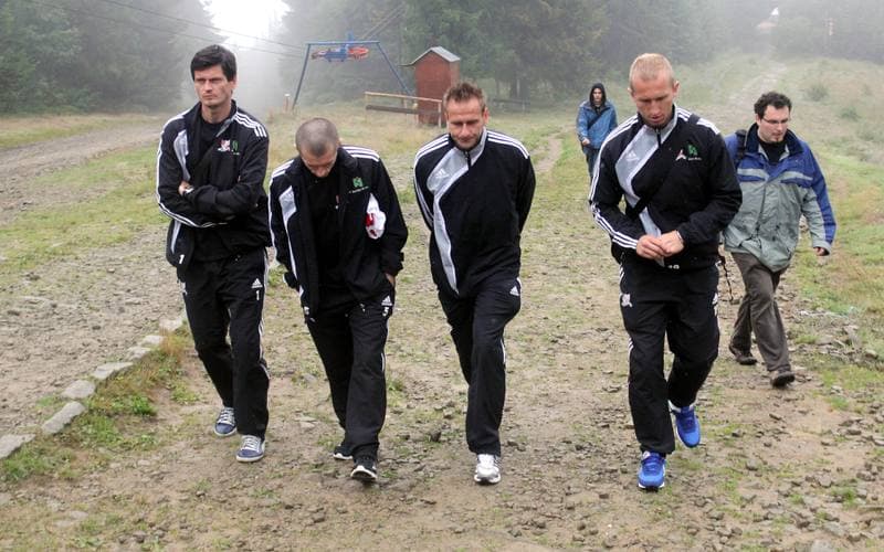 Football. Podbeskidzie Bielsko-Biala. Press Conference. 27.07.2011