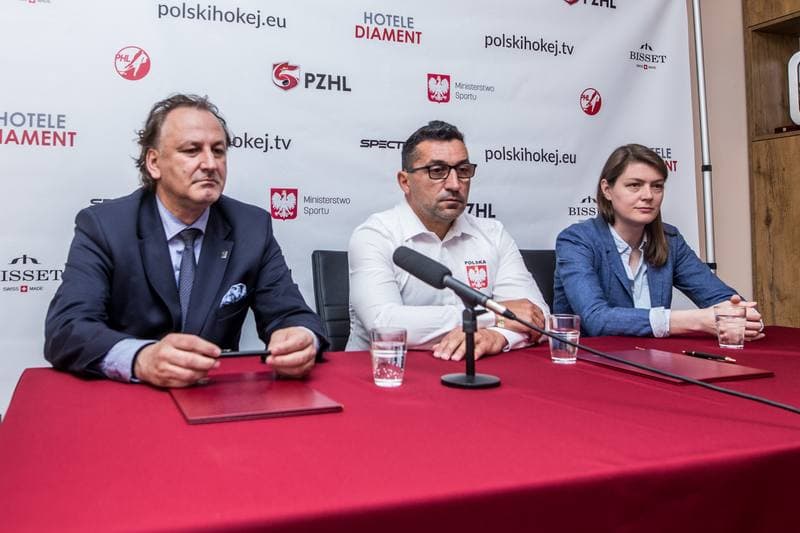 Ice Hockey. Poland national team. Press Conference. 25.06.2020