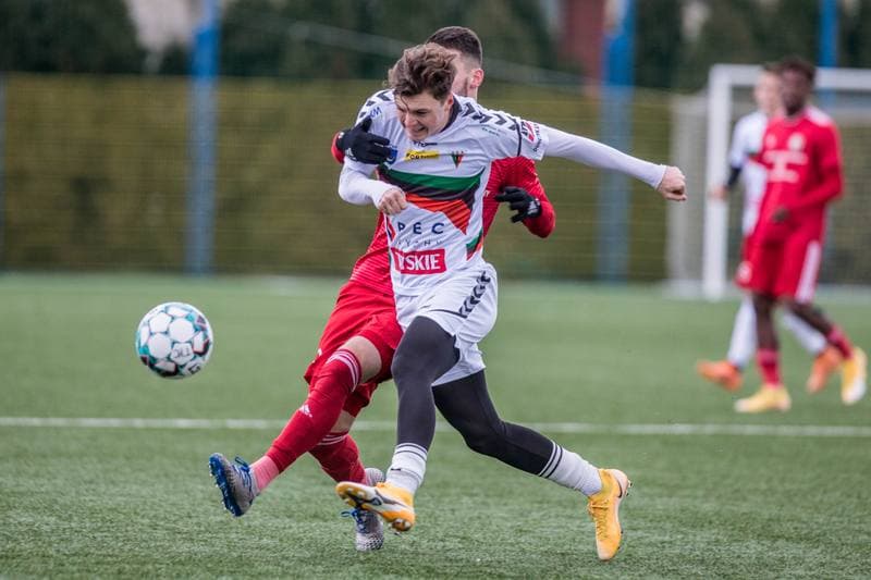 Football. Sparing. GKS Tychy - Fotbal Trinec. 23.01.2021