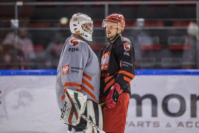 Ice Hockey. Poland national team. Training. 15.04.2021