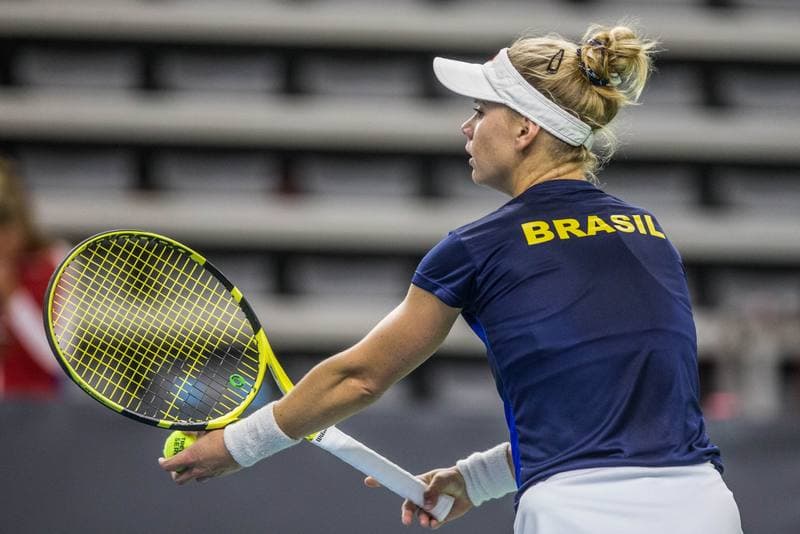 Tennis. Billie Jean King Cup. Poland - Brazil. 16.04.2021