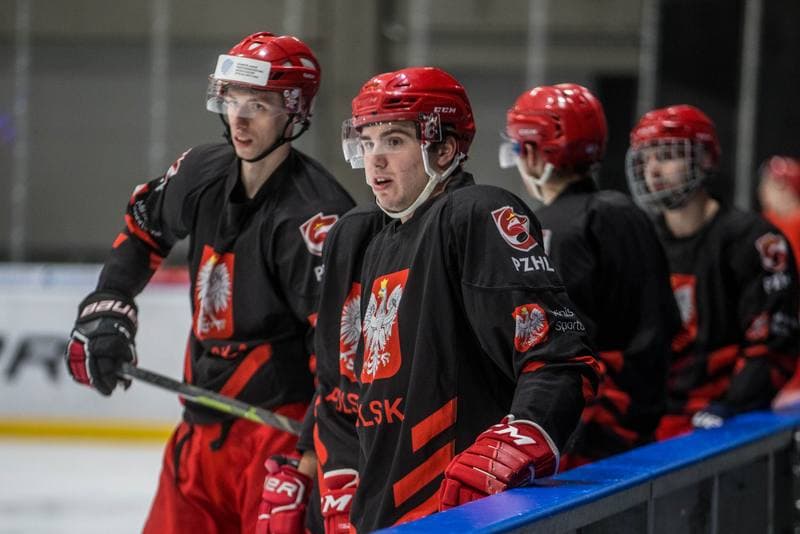 Ice Hockey. Poland national team. Training. 13.12.2021