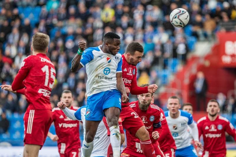 Football. Fortuna:Liga. Banik Ostrava - Sigma Olomouc. 19.02.2022