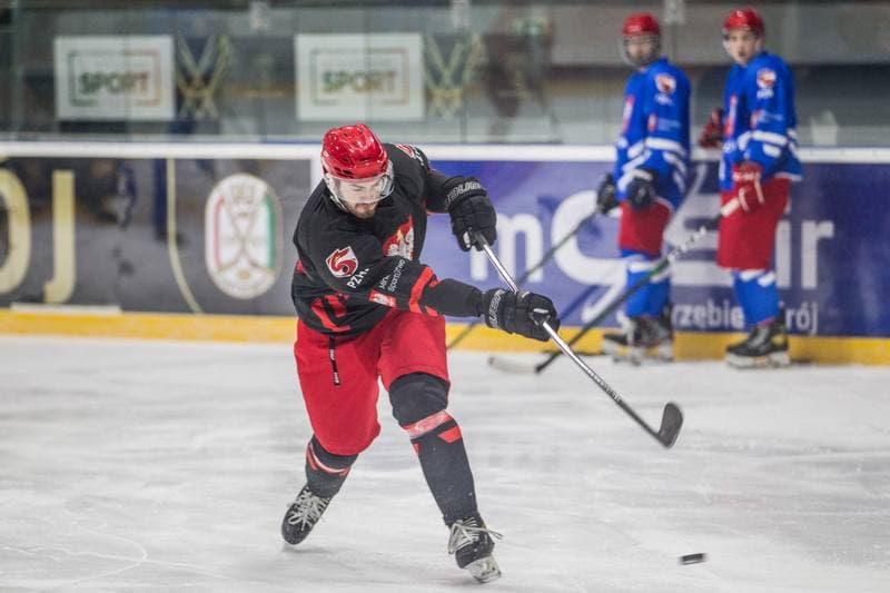 Ice Hockey. Poland national team. Training. 06.04.2022