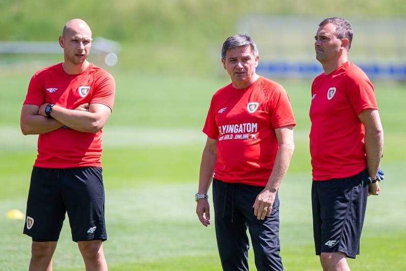 Football. Piast Gliwice. Training. 15.06.2022