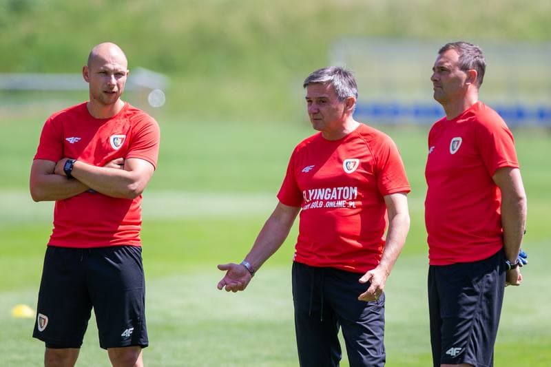 Football. Piast Gliwice. Training. 15.06.2022