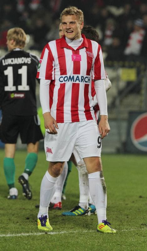 Football. T-Mobile Ekstraklasa. Cracovia Krakow - Lechia Gdansk. 18.02.2012